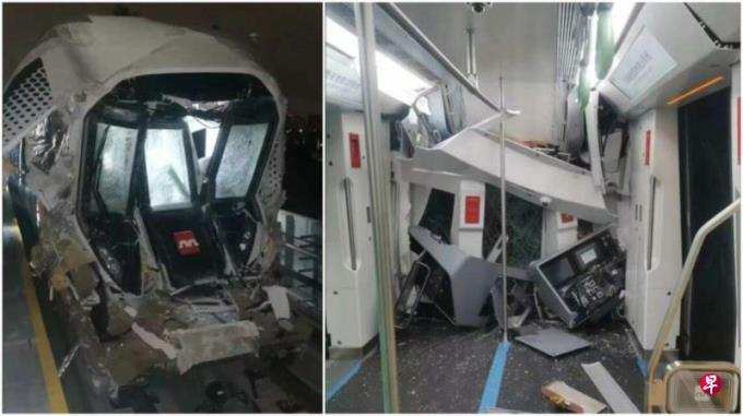 西安地铁试车追尾造成一死二伤