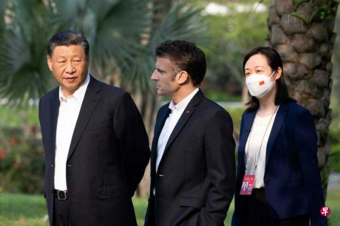 法总统呼吁重新调整与中国的经济关系