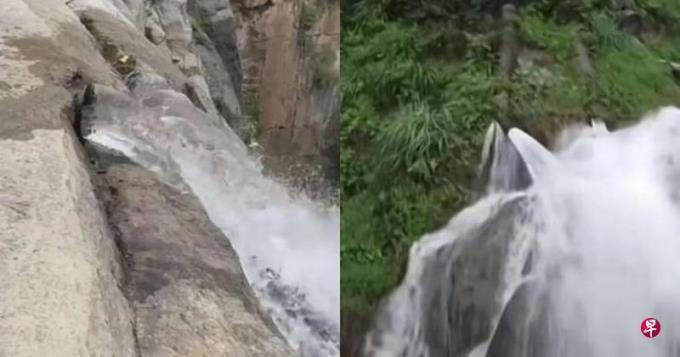 中国“亚洲最高瀑布”被揭靠水管放水