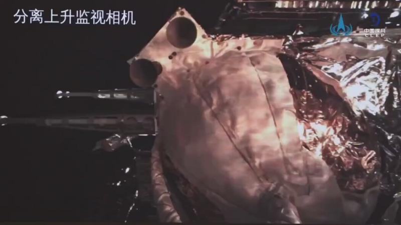 6月3日,嫦娥六号着陆器采集的月球样本被送入月球轨道。