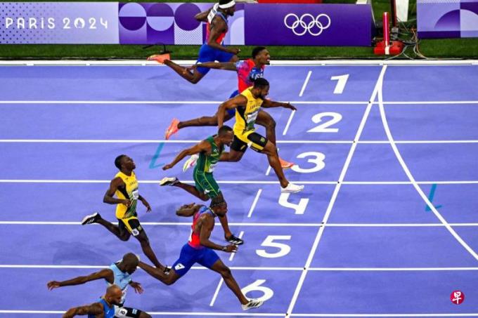 【奥运会】美国莱尔斯以千分之五秒优势称霸百米男飞人