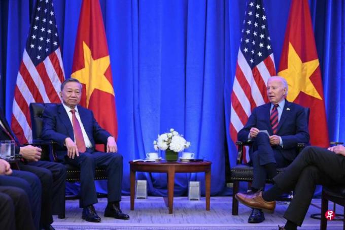 拜登苏林会晤 加强美越关系共同应对国际问题