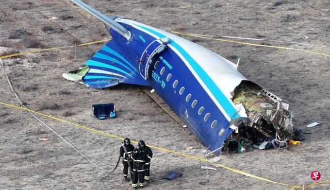 阿塞拜疆客机坠毁 38人丧命29人生还