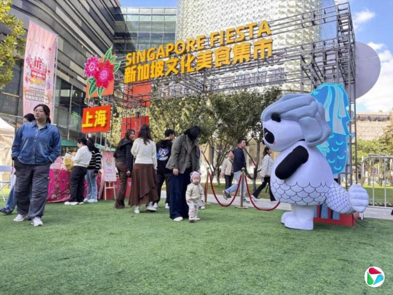 新加坡文化美食集市登陆上海 吸引中国民众打卡