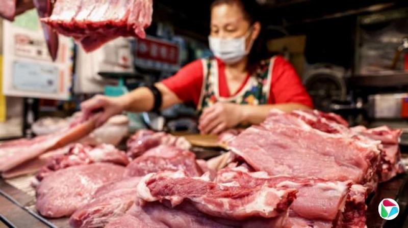 台湾猪肉摊