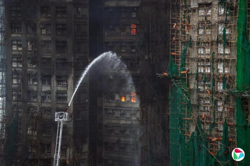 香港大埔火灾有居民指工人吸烟且火警未响