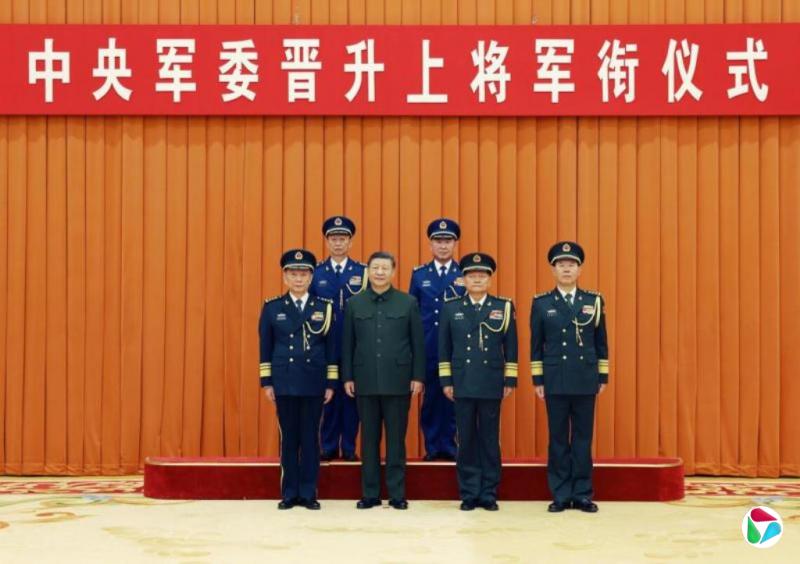中、东部战区司令员韩胜延和杨志斌晋升上将