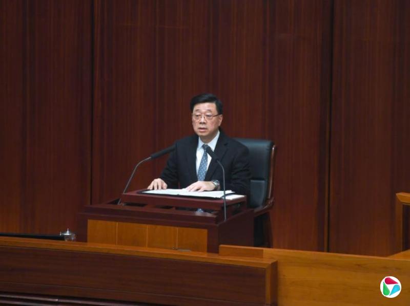 香港新一届立法会首会 李家超:就宏福苑大火问责到底