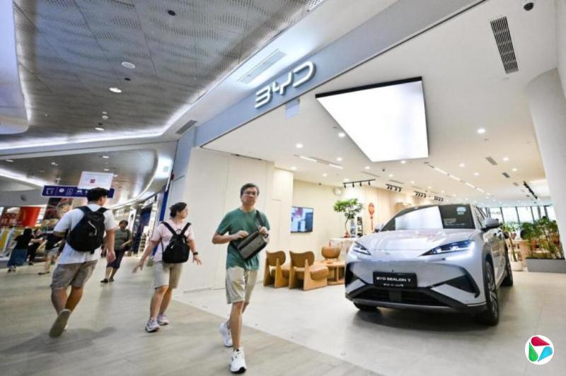 比亚迪计划将今年海外市场销量提升近25%