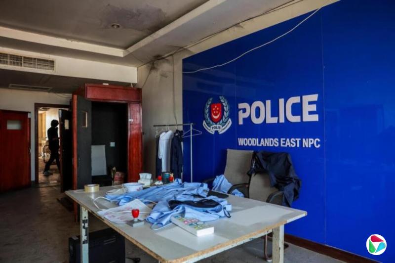 有警服警局场景 柬泰边境电诈园区道具齐备