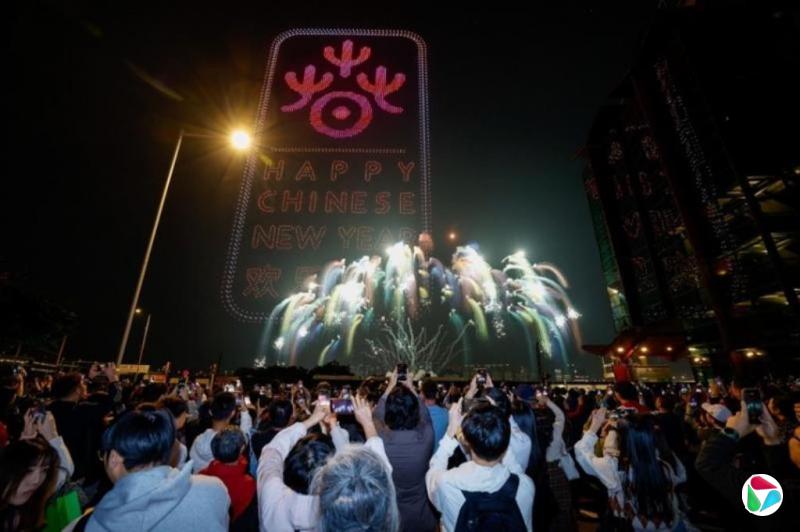 澳门第二场无人机烟花汇演大年初七登场