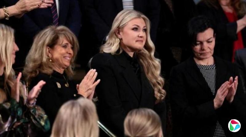 查理·柯克(Charlie Kirk)的妻子艾莉卡·柯克(Erika Kirk)