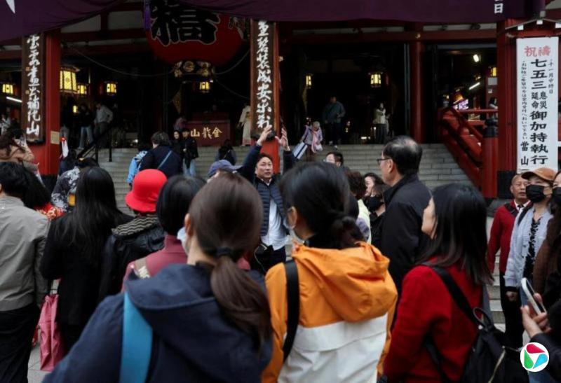 中国游客2月访日人数同比跌逾45% 连续三个月下滑