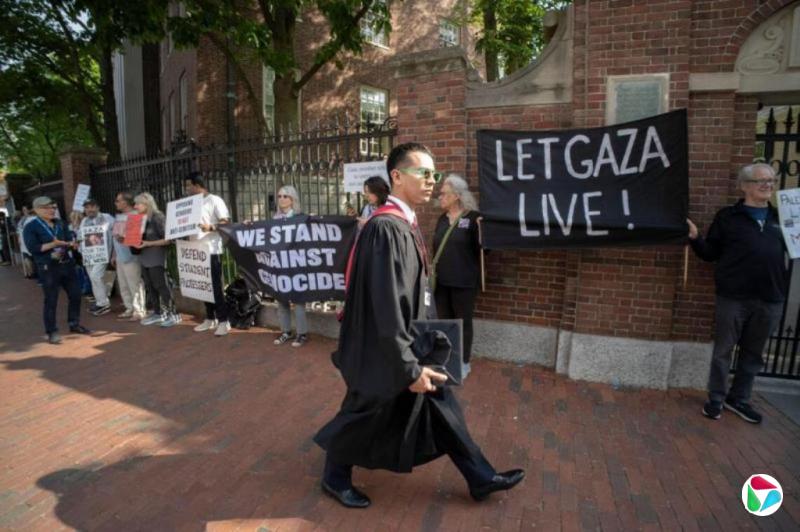 指控纵容反犹示威保护学生不力 美国政府起诉哈佛追讨拨款