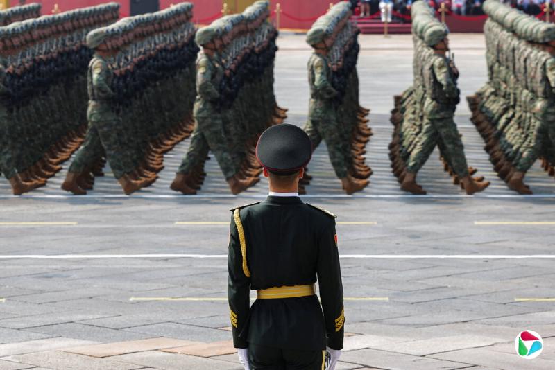 去年在北京举行的一场阅兵式。三任美国总统上任时都曾誓言要将资源集中在应对中国带来的挑战上,但最终都转向了世界其他地区的危机。