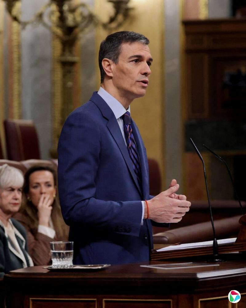 上个月,西班牙首相佩德罗·桑切斯就伊朗战争在议会发表讲话。