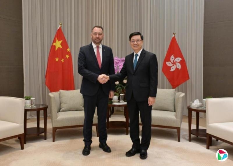 李家超鼓励比利时创科企业落户北都和河套香港园区