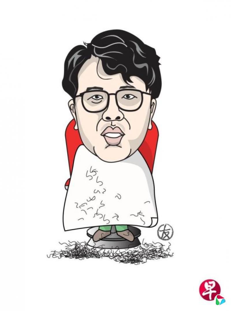 新闻人间:沈伯洋变发图强