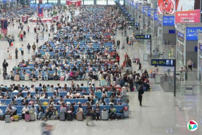 中国“五一”交通出行人次增3.49% 三年来黄金周最低