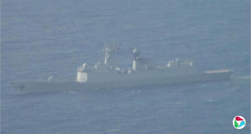 解放军舰艇编队进澎湖西南海域 大陆国防部:正当合理