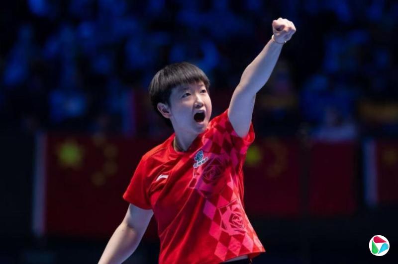 孙颖莎收获两胜 中国3比2逆转日本夺世乒赛女团七连冠