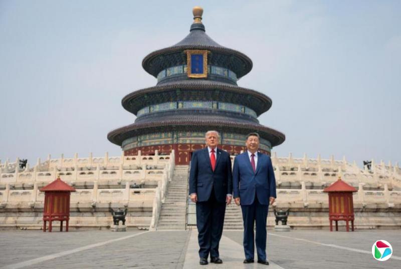 【图集】习近平同特朗普参观天坛