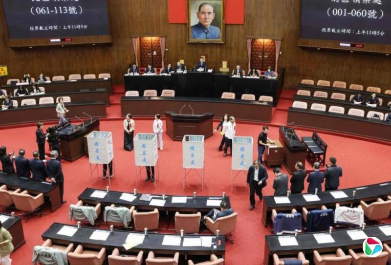 台湾首例总统弹劾案表决 在野阵营未能弹劾赖清德