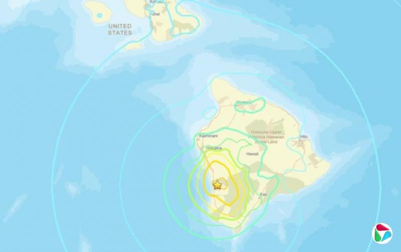 美国夏威夷发生6.0级地震