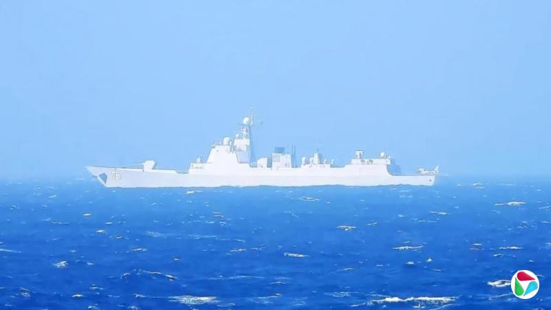 台军指16架次大陆军机逾越台海中线 配合军舰战备警巡