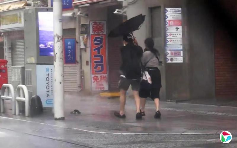 强烈热带风暴“蔷薇”吹击日本多地 周三直击东京首都圈