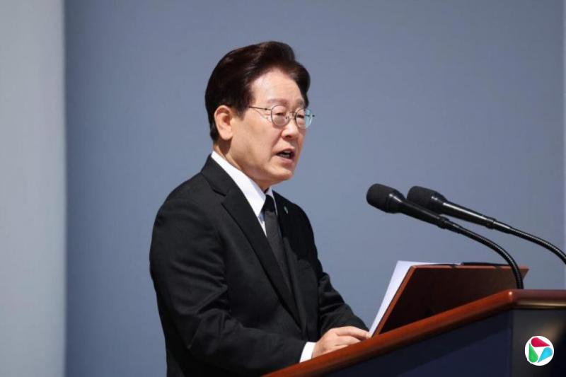 韩国总统李在明6月8日召开就职一周年记者会