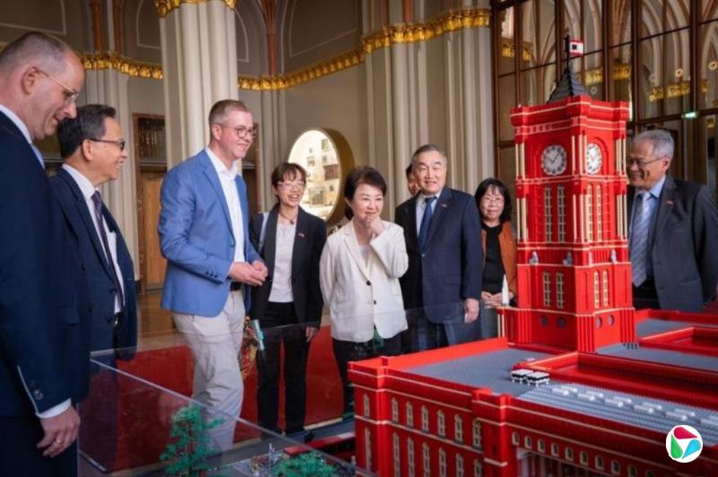 卢秀燕访欧盼为台中寻找更多国际合作机会