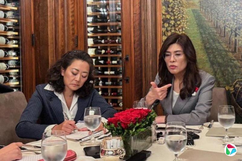 传会见郑丽文美官员连降三级 国民党批绿媒恶意带风向