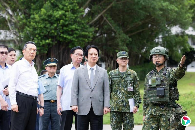 赖清德:不会放弃提高国防支出 持续推进防务建设
