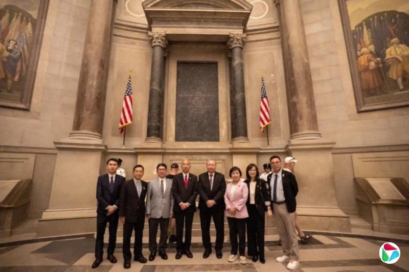 韩国瑜华府会白宫与美战争部官员 盼深化台美合作