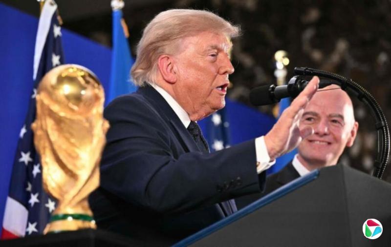 特朗普称FIFA主席曾建议美中合办世界杯