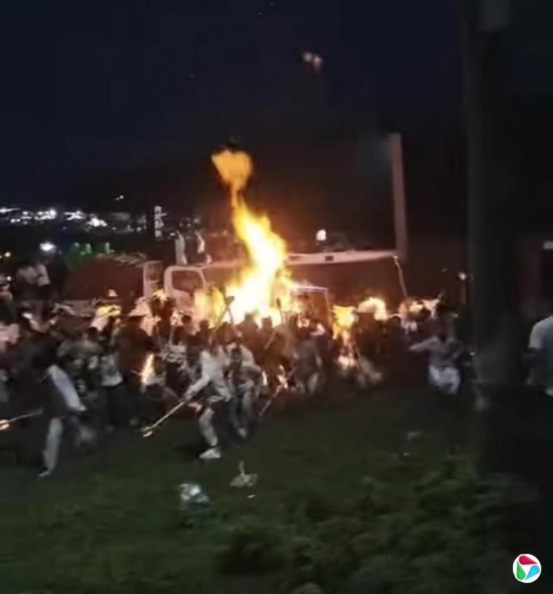 云南宣威火把节意外16人烧伤