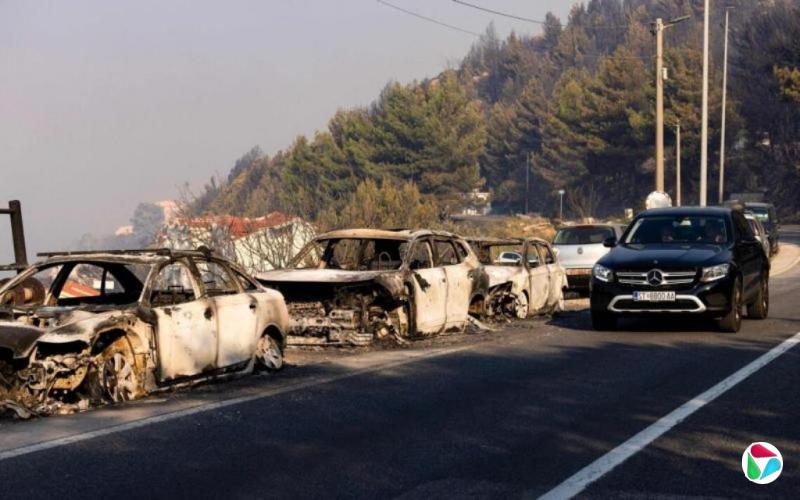 强风助长克罗地亚林火 至少19人受伤