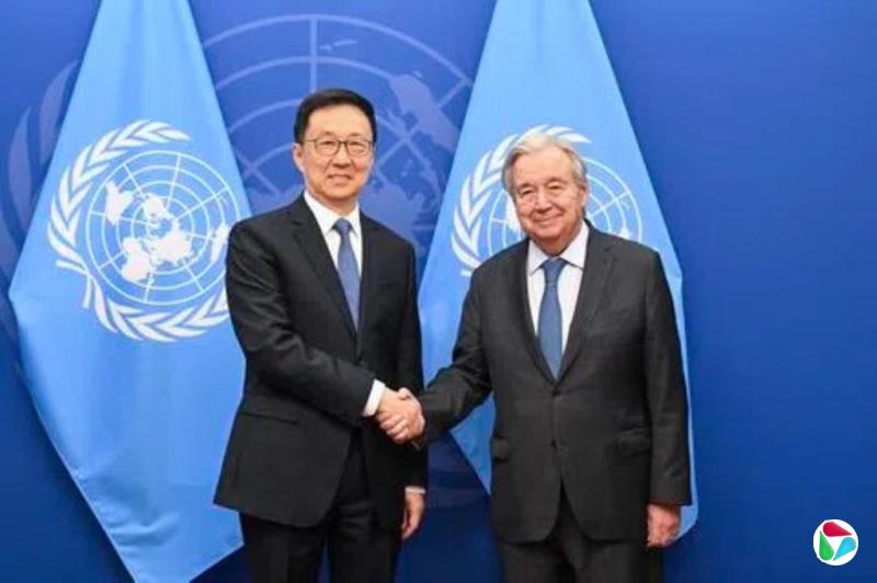 韩正:敦促有关国家立即停止对古巴的武力威胁