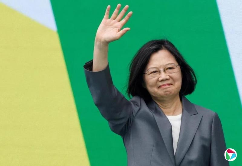 蔡英文在美庆双十 盼台湾平安自由走向世界